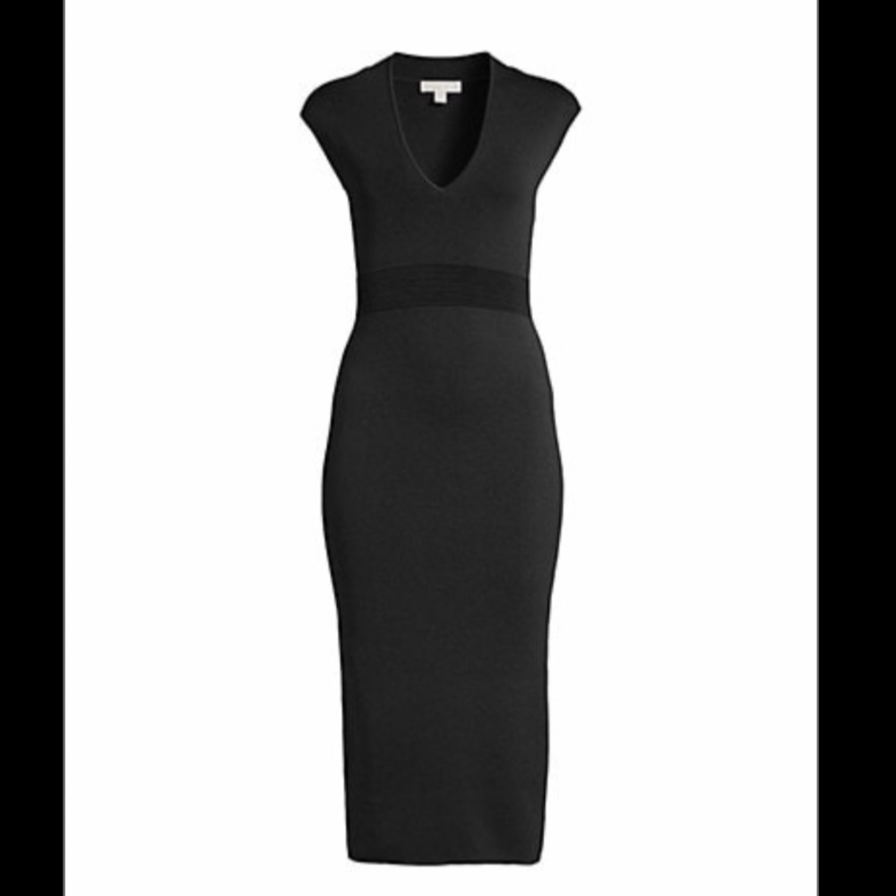 Michael Kors Body Con black dress. Red is to show you how it looks on!